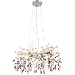 Globo Kronleuchter Danna, Metall, Glas, 120 cm, Lampen & Leuchten, Innenbeleuchtung, Hängelampen, Kronleuchter