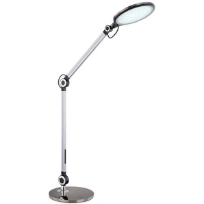 Globo Led-Schreibtischleuchte, Schwarz, Kunststoff, 131 mm, G, 20x103.5 cm, 3-fach schaltbar, verstellbare Arme, Spotlights, Stufenschalter, Farben fixierbar, Touch (on/off), Lampen & Leuchten, Innenbeleuchtung, Tischlampen, Schreibtischlampen