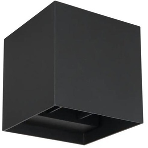 Globo Lighting Außenleuchte Aluminium - schwarz - Materialmix | Möbel Kraft