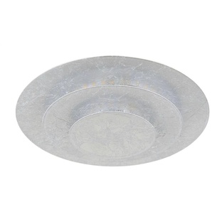 Globo Lighting Deckenleuchte   ¦ grau ¦ Maße (cm): B: 18 H: 7  Ø: 18