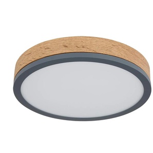 Globo Lighting Deckenleuchte   ¦ grau ¦ Maße (cm): B: 30 H: 8,5 T: 30.0