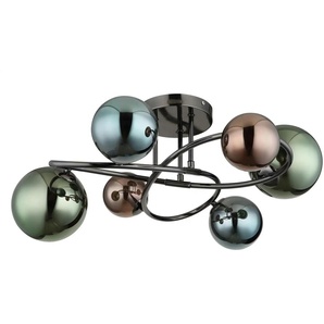 Globo Lighting Deckenleuchte   ¦ grau ¦ Maße (cm): B: 65 H: 25  Ø: 65
