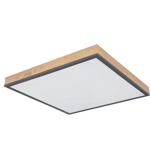 Globo Lighting Deckenleuchte - grau - Materialmix - 45 cm - 6,5 cm - cm 45,0 | Möbel Kraft