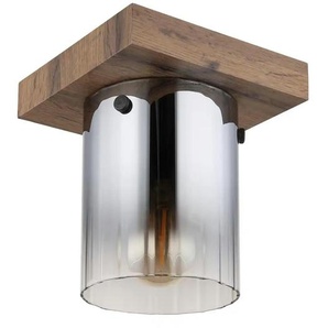 Globo Lighting Deckenleuchte   ¦ holzfarben ¦ Maße (cm): B: 16 H: 18