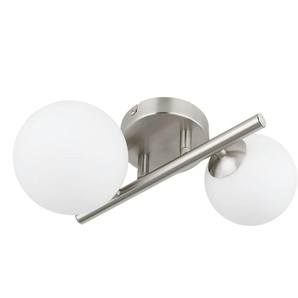 Globo Lighting Deckenleuchte  Riha ¦ silber ¦ Maße (cm): B: 25 H: 12,5 T: 26.0