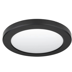 Globo Lighting Deckenleuchte   ¦ schwarz ¦ Maße (cm): B: 22 H: 1,8 T: 22.0