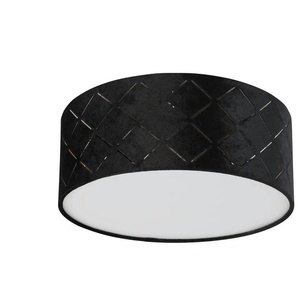 Globo Lighting Deckenleuchte   ¦ schwarz ¦ Maße (cm): B: 26 H: 10 T: 26.0