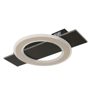 Globo Lighting Deckenleuchte   ¦ schwarz ¦ Maße (cm): B: 44 H: 5,2
