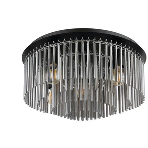 Globo Lighting Deckenleuchte   ¦ schwarz ¦ Maße (cm): B: 50 H: 25 T: 50.0