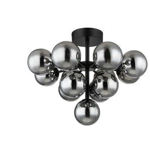 Globo Lighting Deckenleuchte   ¦ schwarz ¦ Maße (cm): B: 56 H: 43  Ø: 56