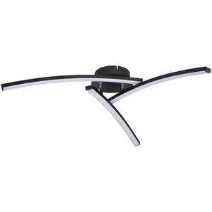 Globo Lighting Deckenleuchte   ¦ schwarz ¦ Maße (cm): B: 60 H: 12,5 T: 60.0