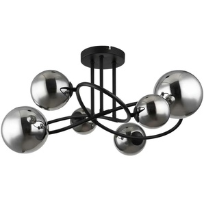 Globo Lighting Deckenleuchte   ¦ schwarz ¦ Maße (cm): B: 62 H: 35 T: 59.0