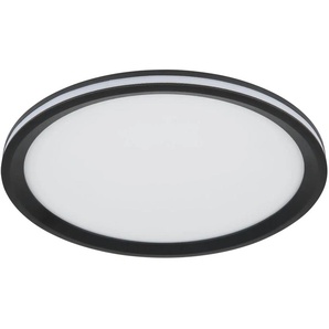 Globo Lighting Deckenleuchte - schwarz - Materialmix - 30 cm - 5 cm - cm 30,0 | Möbel Kraft