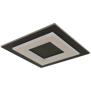 Globo Lighting Deckenleuchte - schwarz - Materialmix - 32 cm - 5,5 cm | Möbel Kraft