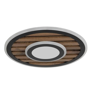 Globo Lighting Deckenleuchte - schwarz - Materialmix - 40 cm - 6 cm - 40.0 | Möbel Kraft