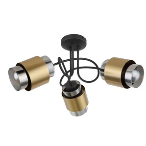 Globo Lighting Deckenleuchte - schwarz - Materialmix - 50 cm - 26 cm - cm 50,0 | Möbel Kraft