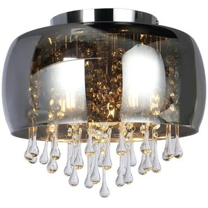 Globo Lighting Deckenleuchte ¦ silber ¦ Maße (cm): B: 35 H: 28 T: 35.0