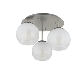 Globo Lighting Deckenleuchte   ¦ silber ¦ Maße (cm): B: 41 H: 28,5  Ø: 41