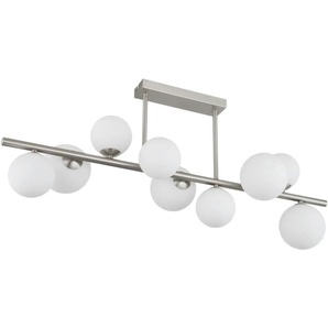 Globo Lighting Deckenleuchte - silber - Materialmix - 87 cm - 37 cm - cm 28,0 | Möbel Kraft