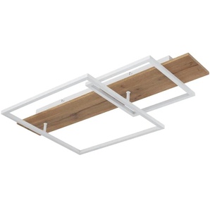 Globo Lighting Deckenleuchte ¦ weiß ¦ Maße (cm): B: 75 H: 10 T: 40.0