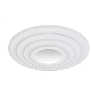 Globo Lighting Deckenleuchte - weiß - Materialmix - 40 cm - 7 cm - cm 40,0 | Möbel Kraft