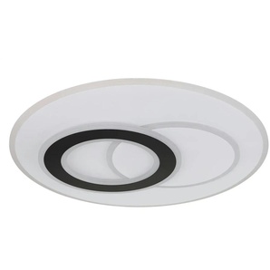 Globo Lighting Deckenleuchte - weiß - Materialmix - 70 cm - 5,9 cm - 70.0 | Möbel Kraft