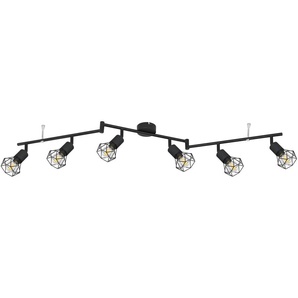 Globo Lighting Deckenstrahler   ¦ schwarz ¦ Maße (cm): B: 120 H: 22 T: 8.0