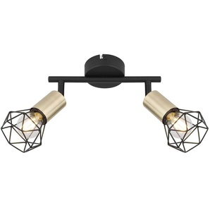 Globo Lighting Deckenstrahler - schwarz - Materialmix - 22 cm - 20 cm - cm 8,0 | Möbel Kraft