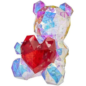 Globo Lighting Deko-Teddy mit Herz   ¦ rot ¦ Maße (cm): B: 19 H: 30 T: 23.0