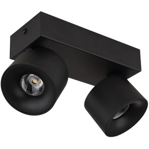 GLOBO LIGHTING LED Deckenstrahler RAE, LED fest integriert, Warmweiß, mit schwenkbare und runde -zylindrischen LED-Strahlern