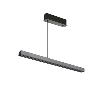 Globo Lighting Pendelleuchte - grau - Materialmix - 150 cm - 150 cm | Möbel Kraft