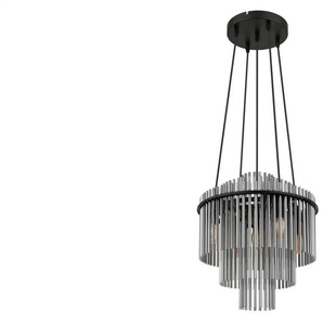 Globo Lighting Pendelleuchte   ¦ schwarz ¦ Maße (cm): B: 40 H: 120  Ø: 40