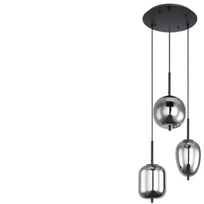 Globo Lighting Pendelleuchte   ¦ schwarz ¦ Maße (cm): B: 46 H: 120 T: 46.0
