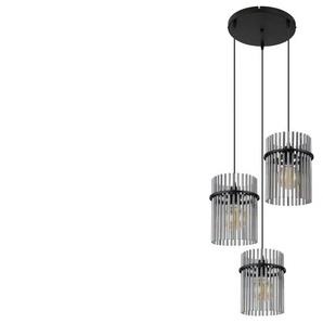 Globo Lighting Pendelleuchte   ¦ schwarz ¦ Maße (cm): B: 47 H: 140 T: 47.0
