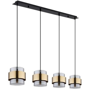 Globo Lighting Pendelleuchte - schwarz - Materialmix - 111 cm - 120 cm - cm 18,0 | Möbel Kraft