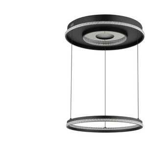 Globo Lighting Pendelleuchte - schwarz - Materialmix - 60 cm - 120 cm - 60.0 | Möbel Kraft
