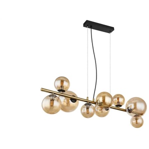 Globo Lighting Pendelleuchte - schwarz - Materialmix - 86,6 cm - 120 cm - cm 36,0 | Möbel Kraft