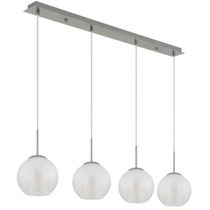 Globo Lighting Pendelleuchte - silber - Materialmix - 100 cm - 120 cm | Möbel Kraft