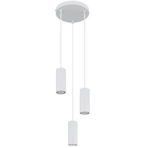 Globo Lighting Pendelleuchte   ¦ weiß ¦ Maße (cm): B: 21 H: 120  Ø: 21