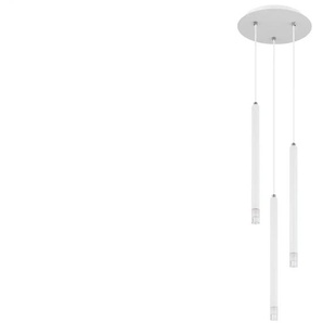 Globo Lighting Pendelleuchte   ¦ weiß ¦ Maße (cm): B: 24 H: 120  Ø: 24