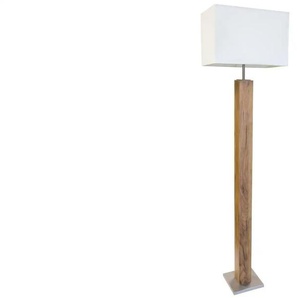 Globo Lighting Stehleuchte - holzfarben - Materialmix - 40 cm - 150 cm | Möbel Kraft