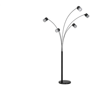 Globo Lighting Stehleuchte   ¦ schwarz ¦ Maße (cm): B: 110 H: 195
