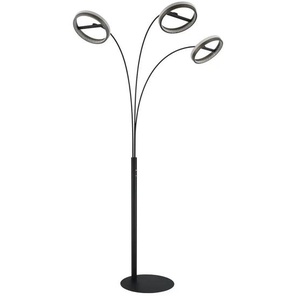 Globo Lighting Stehleuchte - schwarz - Materialmix - 83,7 cm - 190,2 cm | Möbel Kraft