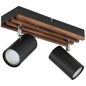 Globo Lighting Strahler - schwarz - Materialmix - 8 cm - 12,5 cm | Möbel Kraft