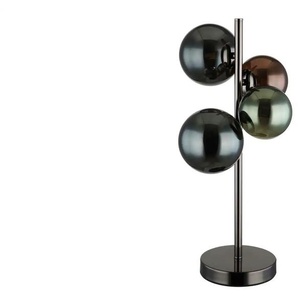 Globo Lighting Tischleuchte - grau - Materialmix - 23,7 cm - 48 cm | Möbel Kraft
