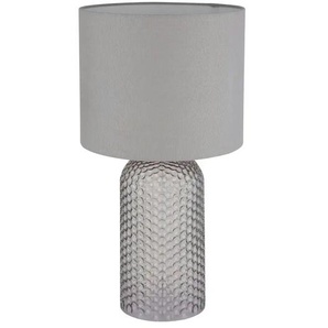 Globo Lighting Tischleuchte - grau - Materialmix - 26,5 cm - 50 cm - 26.5 | Möbel Kraft