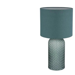 Globo Lighting Tischleuchte - grün - Materialmix - 26,5 cm - 50 cm - 26.5 | Möbel Kraft