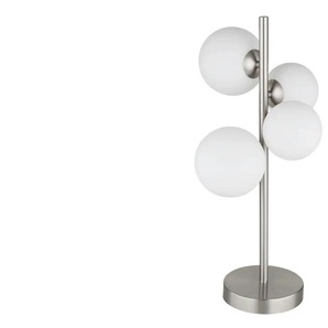 Globo Lighting Tischleuchte   ¦ silber ¦ Maße (cm): B: 27 H: 51 T: 23.0