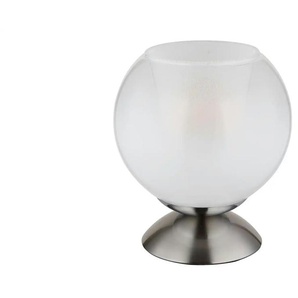 Globo Lighting Tischleuchte - silber - Materialmix - 18 cm - 19 cm - 18.0 | Möbel Kraft