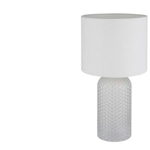 Globo Lighting Tischleuchte - weiß - Materialmix - 26.5 | Möbel Kraft